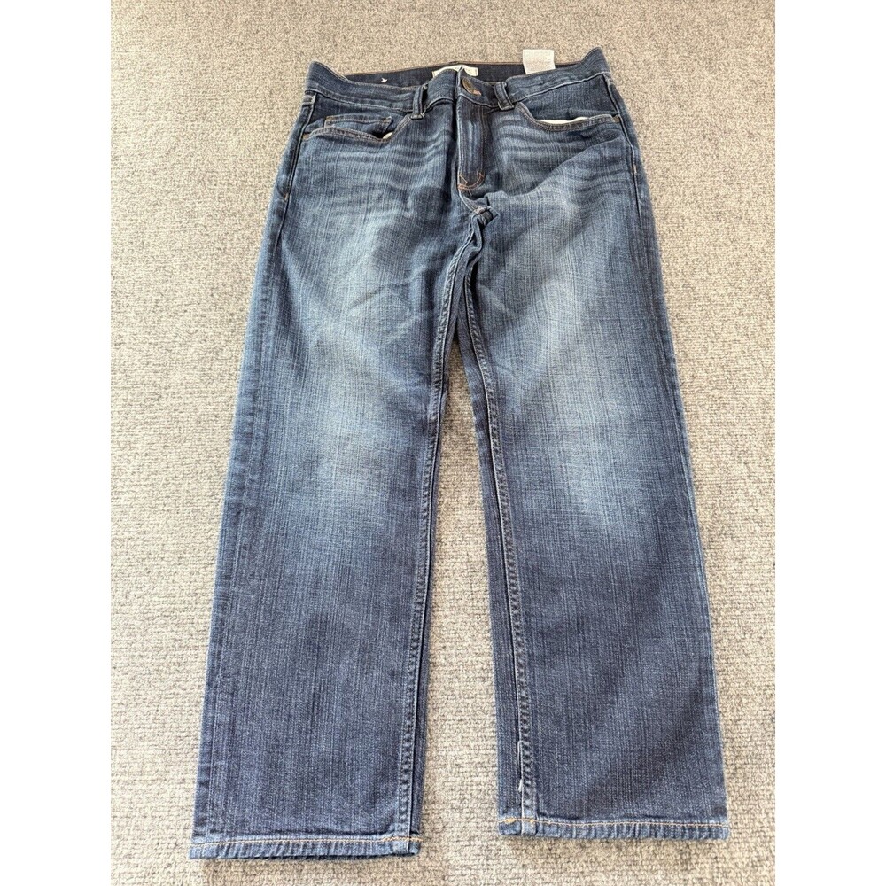 Banana Republic Premium Denim Pequin Jeans Womens 28 Petite Dark Wash Stretch